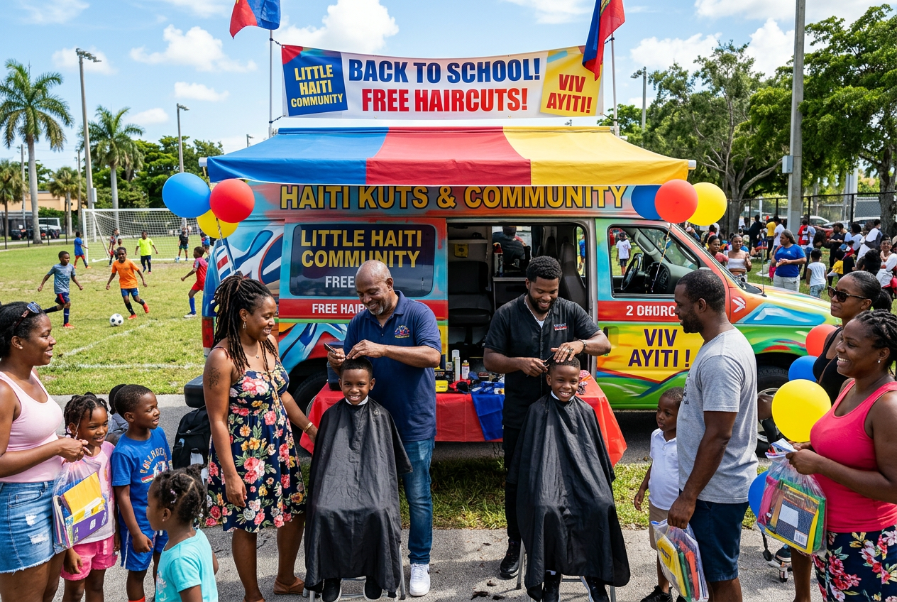 Little Haiti Optimist Club Back-to-School Event Featuring the Change Rover
